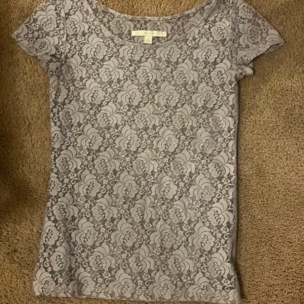 Beautiful lace Lauren Conrad shirt